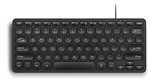 Teclado Perixx Periboard-416 Mini Usb/negro