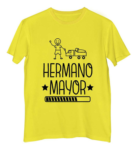 Remera Niño Color Hermano Mayor Cargando En Proceso