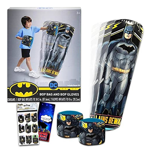 Bolso De Batman Para Niños Set - 4 Pc Bundle With Batman Bop