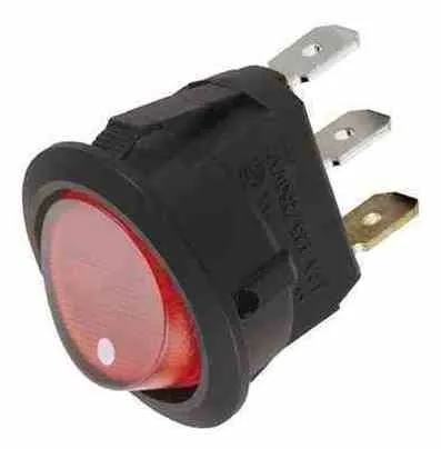 comprar Switch Balancín Redondo 3p-2p Con Luz Piloto