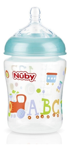 Mamadera Nuby Natural Touch - 270ml Color Verde Agua