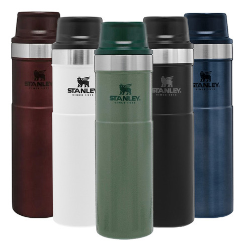 Vaso Termico Stanley 591 Ml One Hand Travel Mug Verde Fs Color Wine