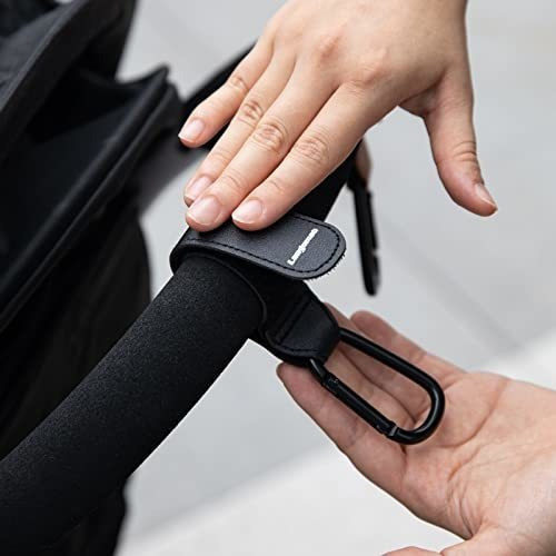 Ganchos Cochecito Bebé 4-pack, Universal, Negro/marrón