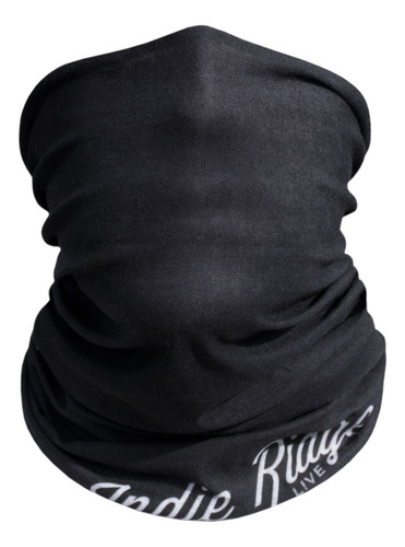 Indie Ridge - Mascara Facial Negra Para Motocicleta Para Ext