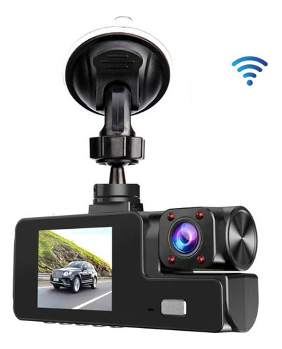 . Cámara De Tablero De 3 Canales De 1080p Con Wi-fi Y