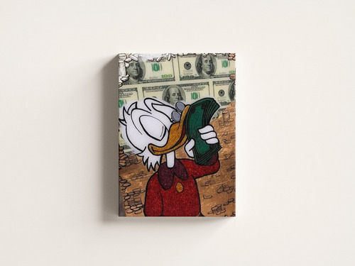 Cuadro Canva Monopoly Tio Gilito 60x60 (matte/glossy)