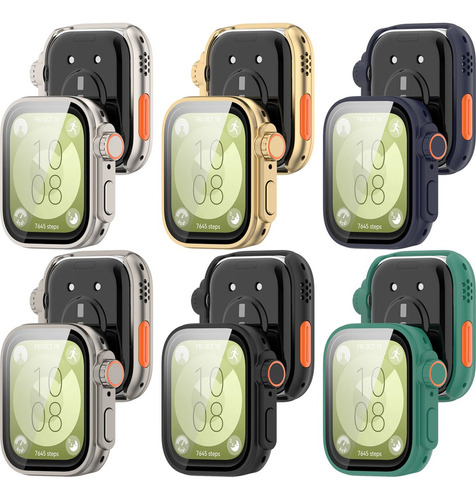6 Pc Funda Protectora De Pantalla Para Huawei Watch Fit 3
