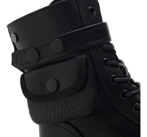 Botas Borcegos Lady Stork Cirila Bolsillo Mujer Urbanas