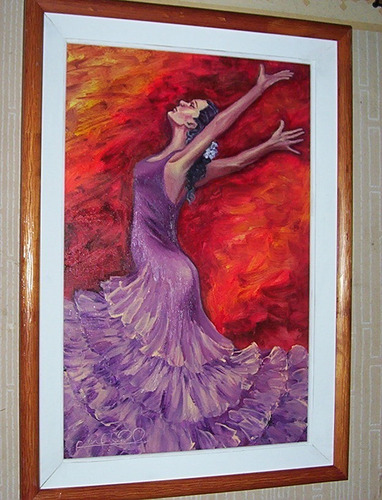 Flamenco Soleares En Bata De Cola Clara Luz Castillo Parodi 