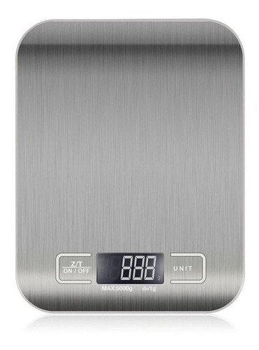 Balanza Electrónica Digital 5 Kg De Cocina Acero Pastelería