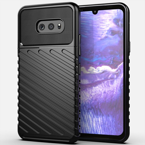 Funda Para LG G8x De Silicona Suave Mate Armadura A Prueba D