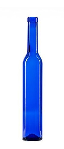 North Mountain Supply 375ml Delgada Cobalt Blue Glass Botell