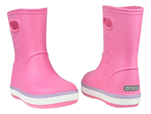 Imagen 3 de 5 de Botas De Lluvia Crocs Rosado