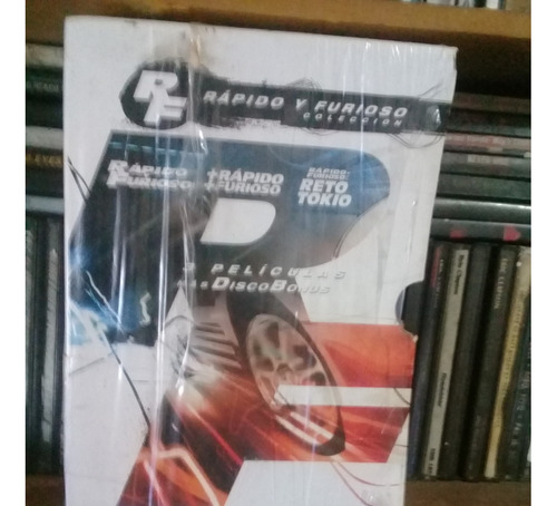 4 Dvd Original Rapido Y Furioso Box Incluye Dvd Bonus