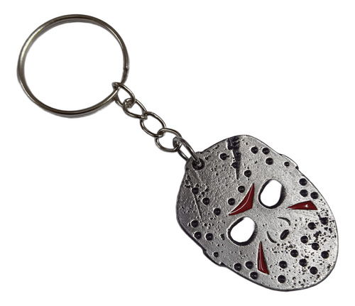 Llavero Metal Personaje Terror Jason Mascara Friday The 13th Viernes 13 Mascara