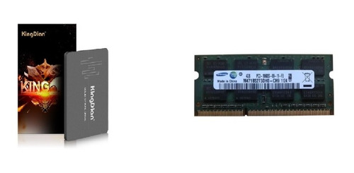 Memoria Samsung Ddr3 1333 4 Gb + Ssd 240 Gb Kingdian 