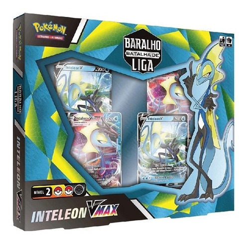 Pokémon Box Baralho Batalha De Liga - Inteleon Vmax - Copag