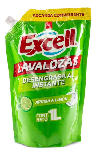 Lavalozas Desengrasa Al Instante Aroma A Limon 1l Excell