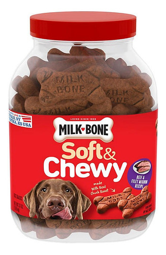 Milk Bone Soft & Chewy Premios De Carne Para Perro 1.05kg