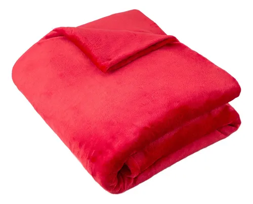Manta Individual Color Rojo