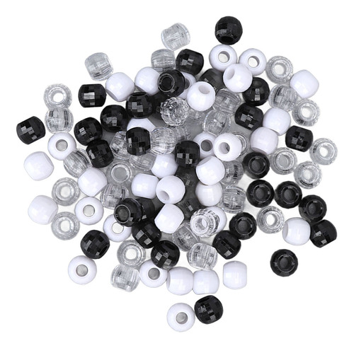 Perlas De Extensión De Cabello, 100 Unidades, De Plástico Tr