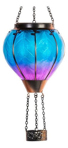 Farol Solar Con Forma De Globo Aerostático Art & Gift, Colga