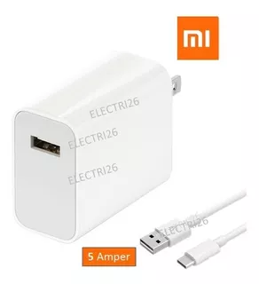 Cargador Xiaomi Original Carga Rapida X3 Gt Mi 11t + Cable