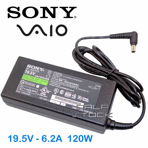 Cargador Sony 19.5v 120w Pcg-fr Pcg-grs Pcg-grx Pcg-n Pcg-r