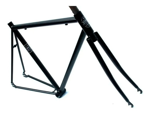 Imagen 1 de 9 de Cuadro + Horquilla Fad Lord Pista Rod 28 Acero Fixie - Racer