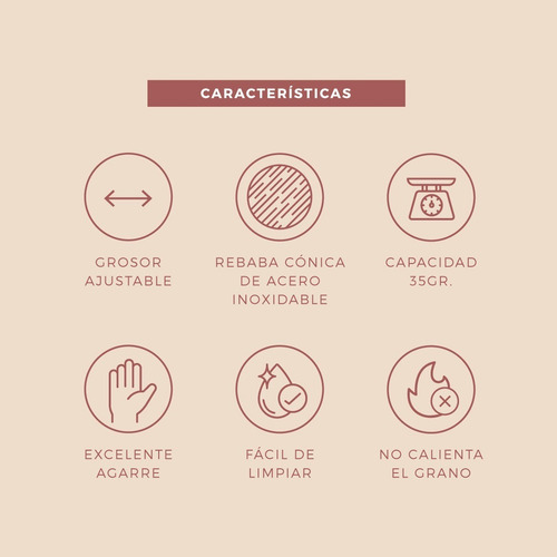Imagen 4 de 5 de Molinillo De Café Manual Timemore Chestnutc2 Max