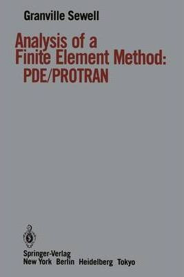 Libro Analysis Of A Finite Element Method : Pde/protran -...