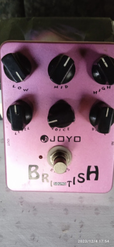 Pedal Distorsion Joyo British Sound Cómo Nuevo