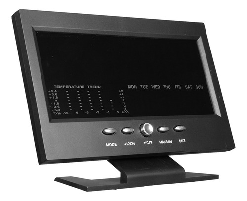 Imagen 5 de 10 de Pantalla Lcd Reloj Digital Alarma Temperatura Interior Humed
