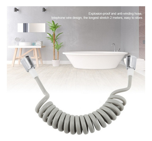Nuevo Manguera De Ducha Flexible De Resorte Abs For Baño