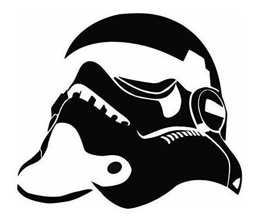 Sus Impresiones Blk Lf Stormtrooper Casco Calcomania Vinilo 