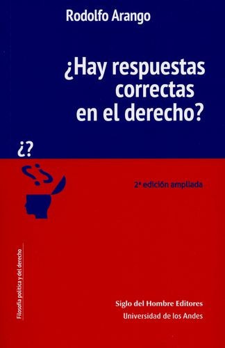 Libro Hay Respuestas Correctas En El Derecho?