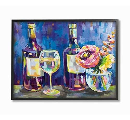 Stupell Industries Party Drinks And Flowers Pintura Moderna 