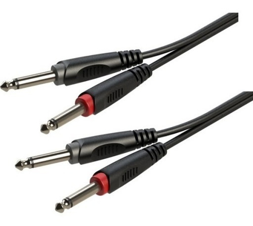 Imagen 1 de 1 de Cable Roxtone 2 Plug 2 Plug Macho Mono 2m Racc100l2