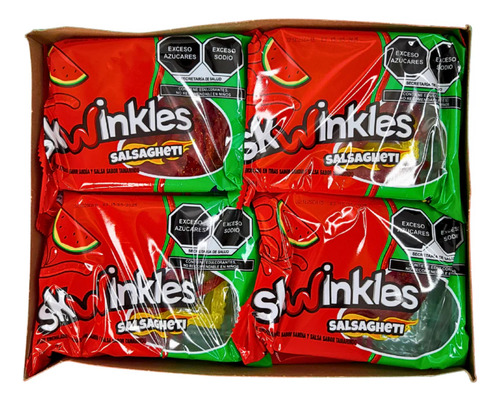 Skwinkles Salsagheti Sandía 12 Piezas