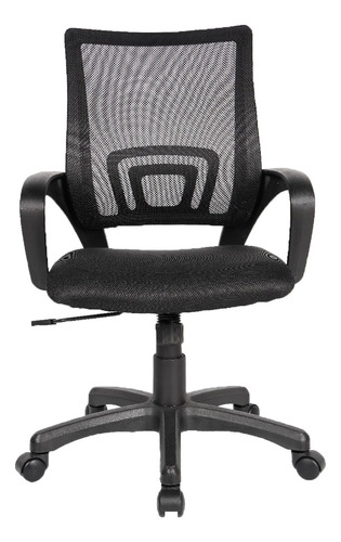 Imagen 2 de 7 de Silla Ejecutiva De Oficina Libertad Baja Color Negro