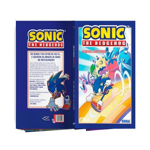 Sonic The Hedgehog Volume 11: Caçada Aos Zeti!, De Flynn, Ian. Editorial Geektopia, Capa Mole Em Português