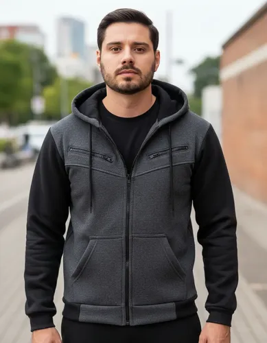 Moletom Modelo Unissex Blusa De Frio Com Capuz Peluciada