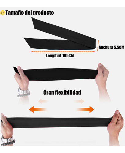 Para De Banda Deportiva Diadema Cabello Fitness Elástica