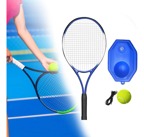 Raqueta De Tenis Para Entrenador De Bola Y Base De 53 Cm.