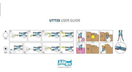 Pinza Caravanas Allflex Original Con Aguja De Repuesto Utt3s