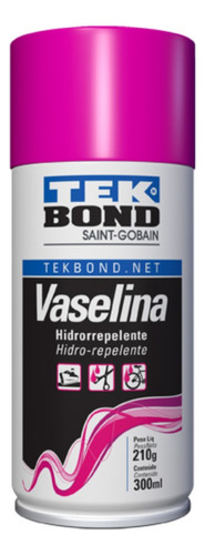 Vaselina Hidrorepelente En Aerosol 300ml 210g Tek Bond