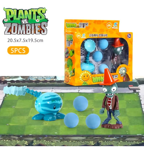 Figura De Acción Trio De Catapultas - Plantas Vs Zombies2