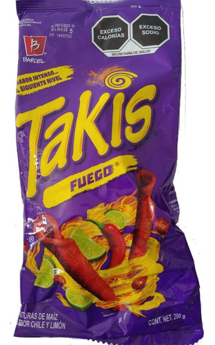 Takis Fuego - Bolsa De 200 Gr - Producto Mexicano