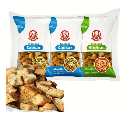 Crouton Susanita Hierbas Ó Caesar 250g X 3