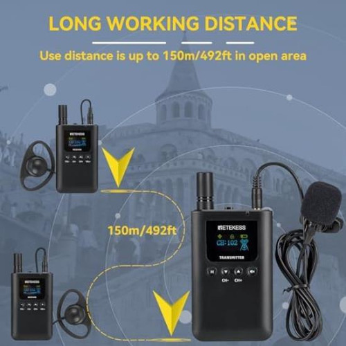 Sistema De Guía Turística Retekess Tt125, Transmisión De Aud